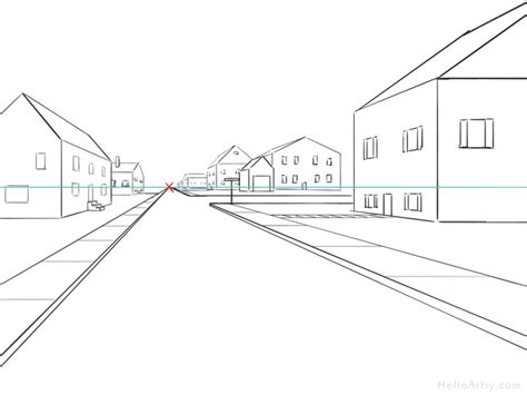 One Point Perspective Drawing Step By Step Guide For