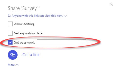 Password Protected File Sharing Links With Onedrive Office Watch