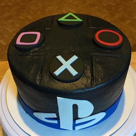 Playstation Cake 🕹 Birthday Games Birthday Parties Playstation Cake