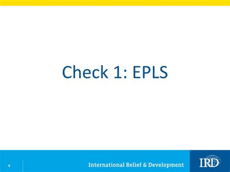 Ppt Epls And Un Screening Basics Powerpoint Presentation Free