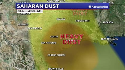 One Minute Weather African Dust This Weekend Wet Weather Next Week