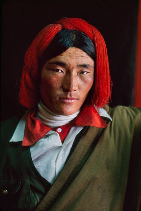 Steve Mccurry Tibet Derge September 2000 Man In A Tea Shop In Derge