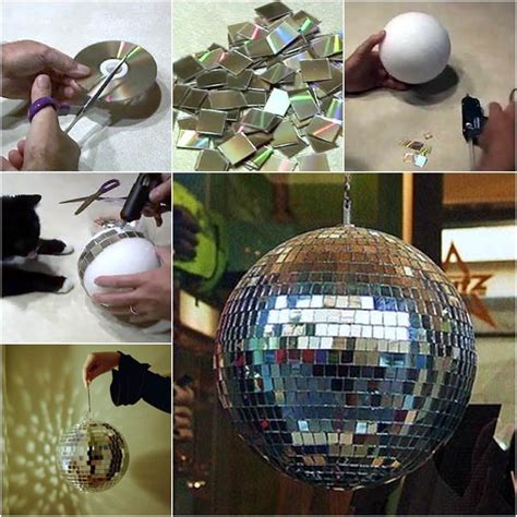 How To Make Diy Disco Ball With Old Cds Craftsmile