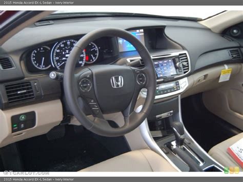 Ivory Interior Dashboard For The 2015 Honda Accord Ex L Sedan 97113860