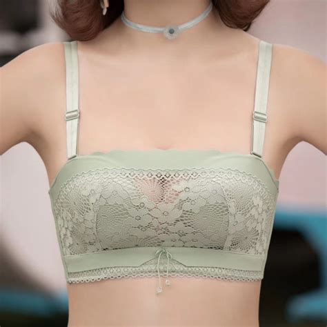 Womens Back Bra Sexy Lace Underwear Womens Small Chest Thickened