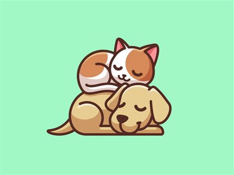 Best Friends Cat And Dog Drawing Dog Drawing Cute Animal Drawings