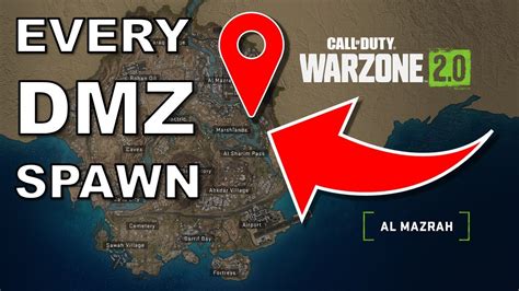 First Al Mazrah Map With Dmz Player Spawns Navigate And Extract