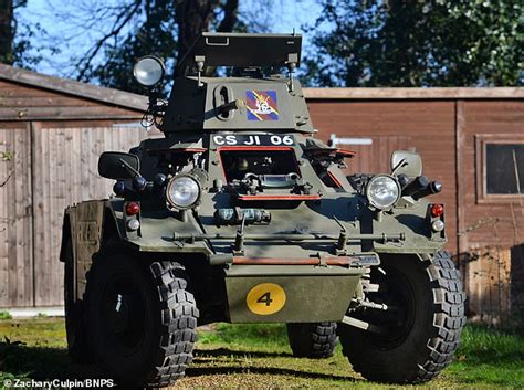 Cold War Armoured Car Used By The British Army That Can Reach 50mph Is