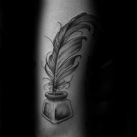 The luxurious pen is not a throwaway disposable pen. 50 Quill Tattoo Designs For Men - Feather Pen Ink Ideas