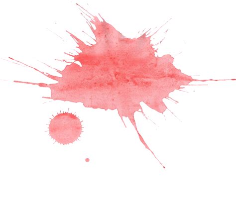 Watercolor Painting Pink Clip Art Paint Sploges Png Download 600