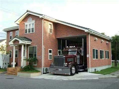 I Want A House With A Garage For My Big Truck Semis For Me