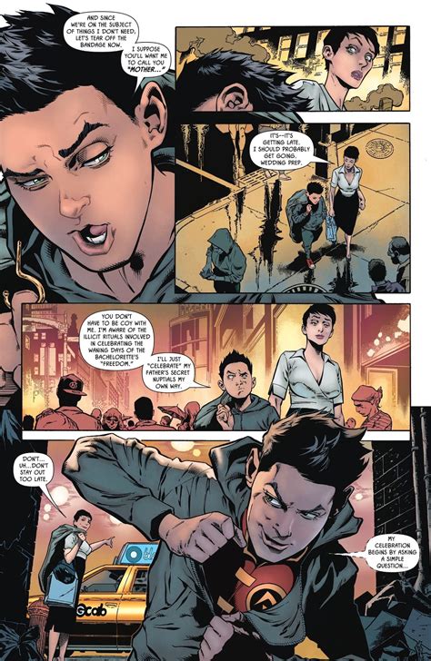 He Totally Freaked Her Out Selina Kyle And Damian Wayne Batman Comic