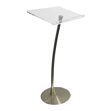 Detachable Acrylic Lectern Church Pulpit Podium With Metal Stands