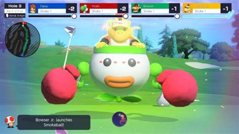 Mario Golf Super Rush Character Guide Bowser Jr Touch Tap Play