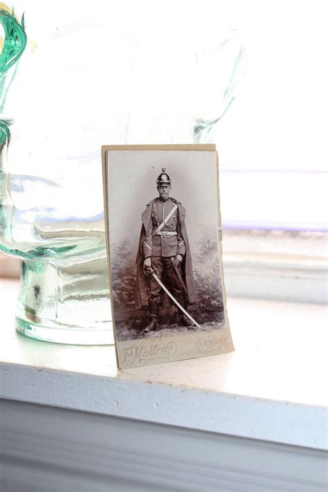 Antique Soldier Photograph Carte De Visite 1800s