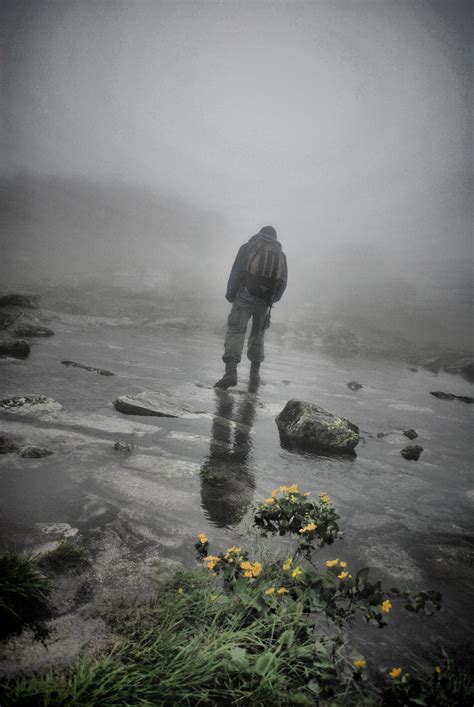 Man In The Fog By Direct Evul On Deviantart