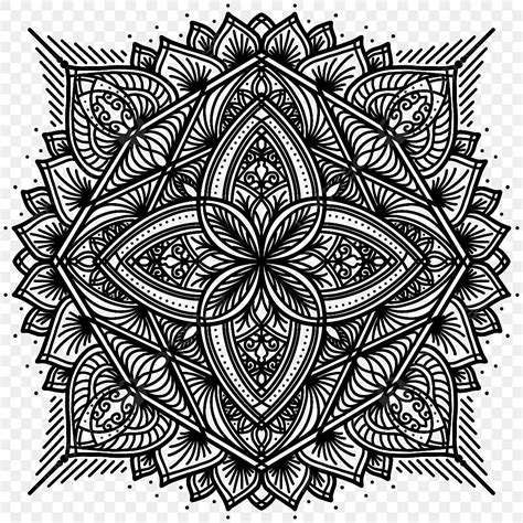 Intricate Png Image Intricate Outline Mandala Illustration Design