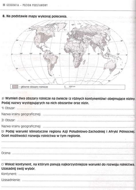 Geografia Sprawdzian Afryka Klasa 8 - Sprawdzian Z Geografii Afryka