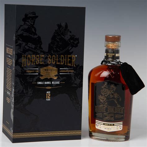 At Auction Horse Soldier Bourbon Whiskey 12 Year Commanders Select