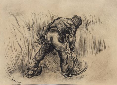 Vincent Van Gogh 1853 1890 Dutch Charcoal Sketch