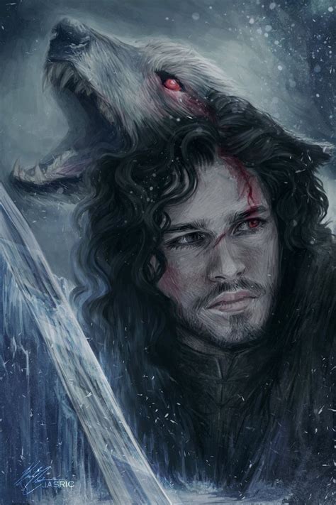 Jon Snow By Jasric Game Of Thrones Artwork Arte Game Of Thrones Game