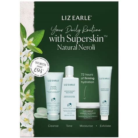 Liz Earle Your Daily Routine With Skin Repair Light Cream Kit