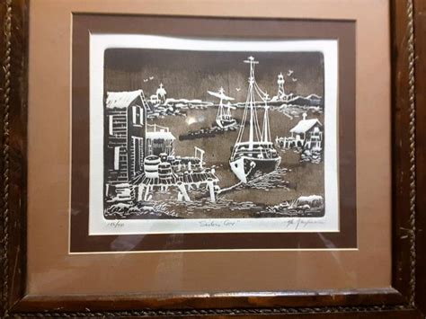 Al Kaufman The Sailors Cove Signed And Numbered 186400 Intagl With