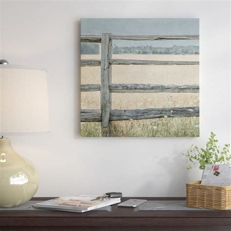 East Urban Home Neutral Country I Crop Photographic Print On Wrapped