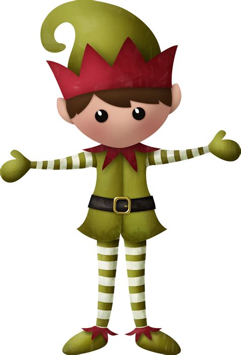 Elves Of The Helping Santa Clip Art Oh My Fiesta In English