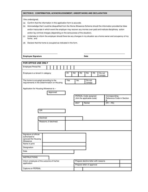 Housing Allowance Application Form For Tenants Fill Out Sign Online