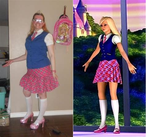 Barbie Princess Charm School Uniform Cosplay By Potentiacreatura On