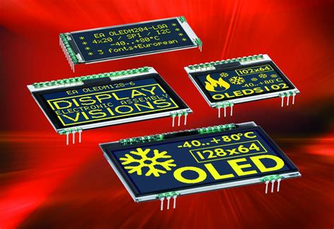 Worlds First Oled Displays With Pins For Fast Mounting New Techeurope