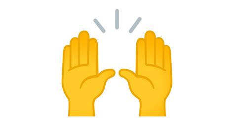 🙌 Raising Hands Emoji Hooray Emoji