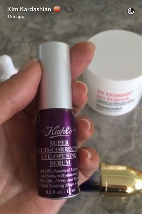 Kim Kardashian Snapchats Skin Care Products Beautycrew