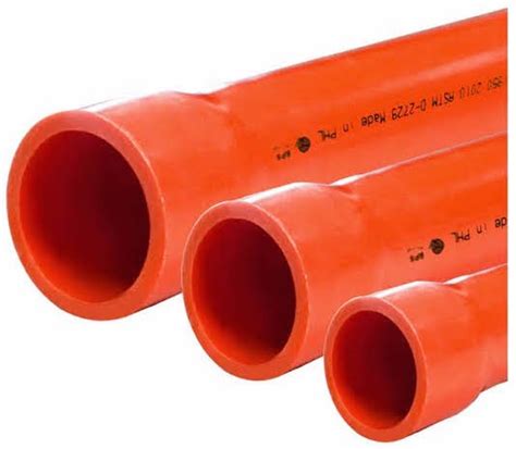 Orange Pipe Pvc Electrical Emeral 12 Commercial And Industrial