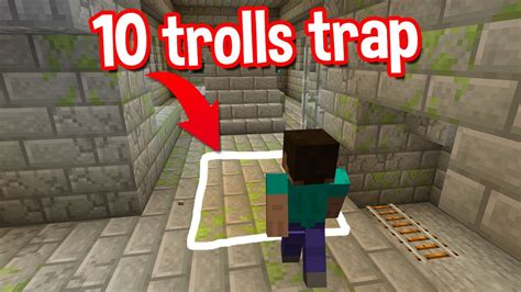 Top 10 Online Traps In Minecraft By Boris Craft Youtube