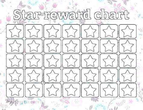 Rigorous Free Printable Reward Star Chart For Kids Printable Star Chart