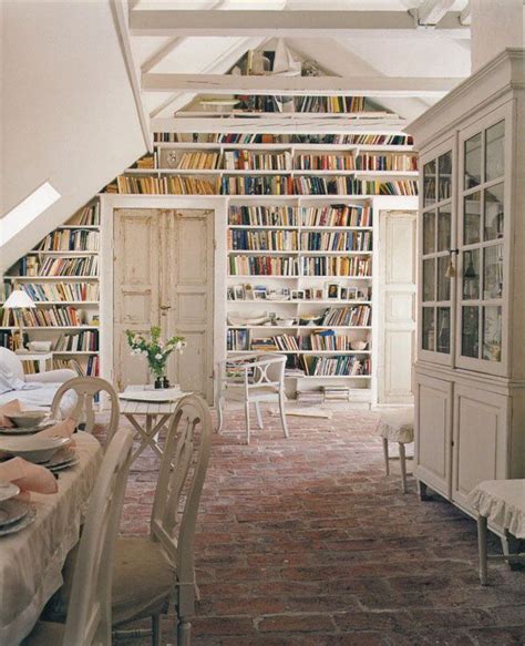 Attic—library Homes In 2019 Home Home Libraries Interior