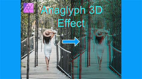 Anaglyph 3d Effect In Affinity Photo Youtube