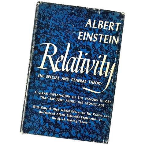 Relativity The Special And The General Theory By Albert Einstein Ruby