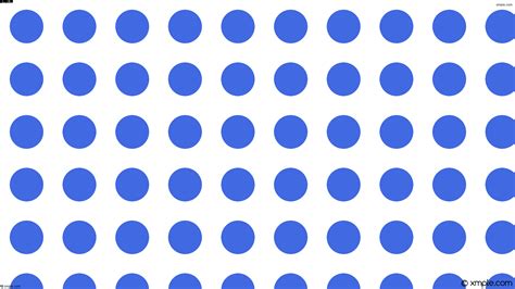 Wallpaper White Polka Dots Blue Spots Ffffff 4169e1 105° 125px 197px