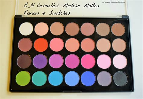Bh Cosmetics Modern Mattes 28 Color Eyeshadow Palette Review And Swatches