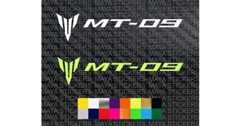 Yamaha Mt 09 Logo Stickers In Custom Colors And Sizes
