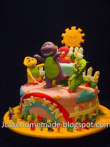 Barney And Friends Birthday Cake Barney Birthday Cake Friends