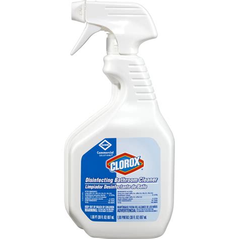 Clorox Disinfecting Bathroom Cleaner Citrus 30oz Spray Bottle 9