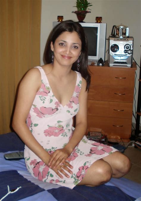 Decent Indian Housewives Wearing Night Gowns Nighties