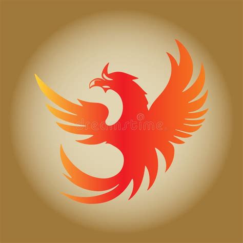Phoenix Bird Logo Template Stock Vector Illustration Of Animal