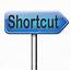 Shortcut Sign — Stock Photo © Kikkerdirk 56653211