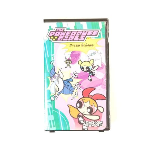 Warner Bros Media The Powerpuff Girls 200 Vhs Tape Dream Scheme Cartoon Network Vintage