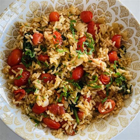 Tomato And Spinach Pilaf Tilda Professionals